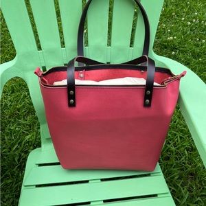 Portland Leather Goods Brand New Large Zip Tote